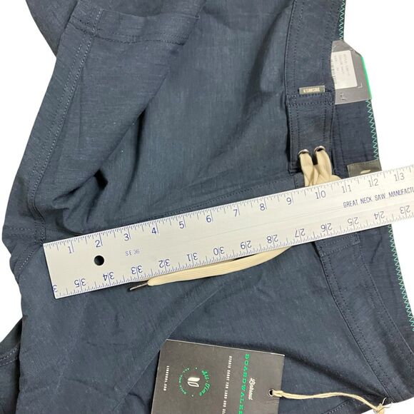 Linksoul Shorts Mens 33 Navy Blue Boardwalker Boardshorts Casual Beach LS6113 - Picture 6 of 11